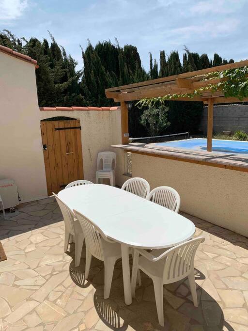 Jolie Villa Piscine A 15 Min Du Barcares Salses-le-Chateau Exterior foto