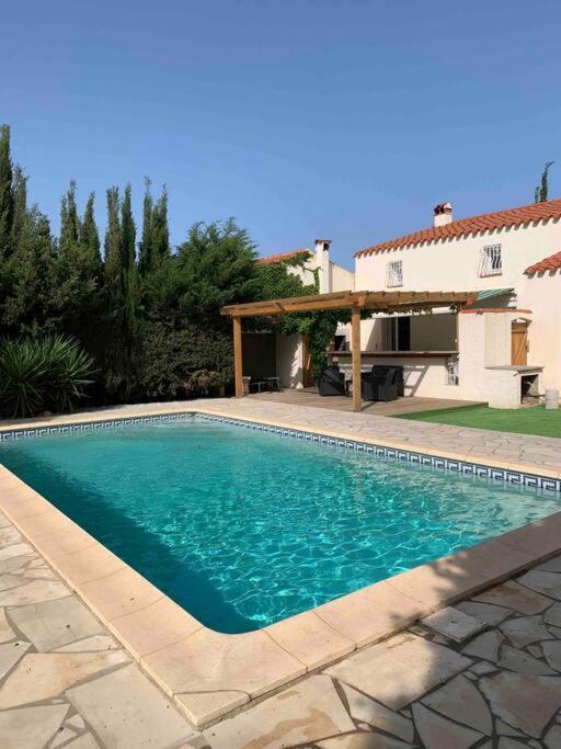 Jolie Villa Piscine A 15 Min Du Barcares Salses-le-Chateau Exterior foto
